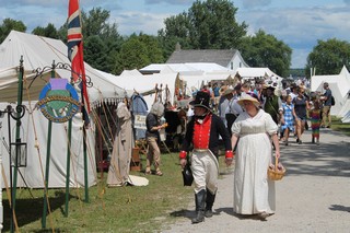 The encampment at Discovery Harbour